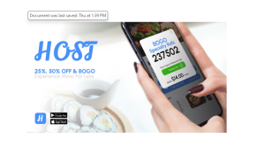 Introducing London's newest app: Host! Where you can access deals at all your favorite restaurants
